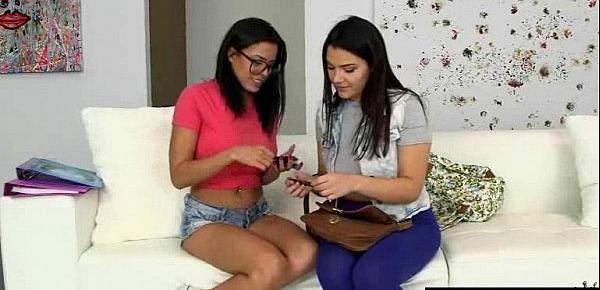  Lesbo Sex Action With Cute Horny Teen Lez Girls (Valentina Nappi & Luna Stars) video-28